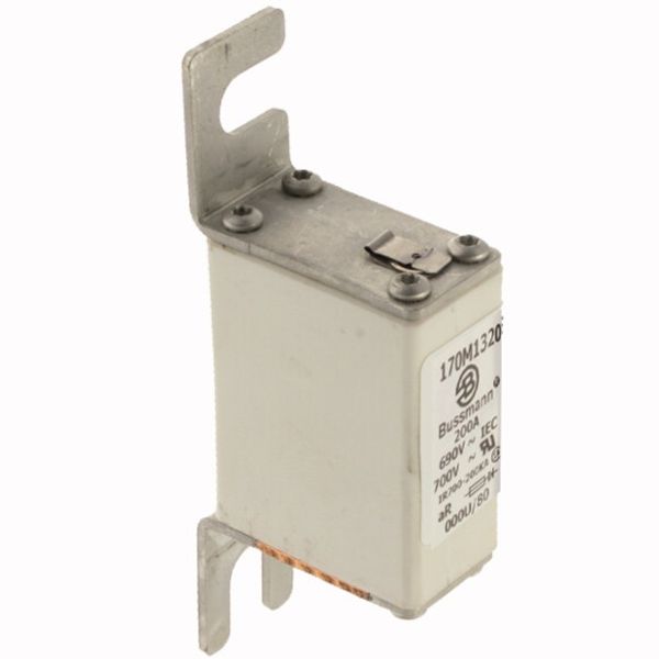 Fuse-link, high speed, 200 A, AC 690 V, DIN 000, 21 x 40 x 100 mm, aR, DIN, IEC image 4