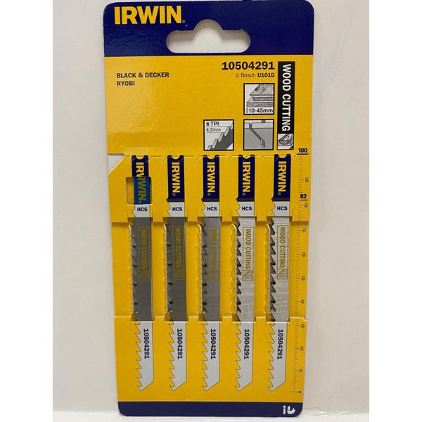 DISC JIGSAW BLADES IWN UJSB 5PK U101D image 1