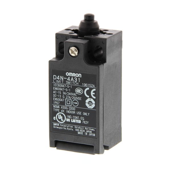 Limit switch, Top plunger, 1NC/1NO (snap-action), 1NC/1NO (snap-action image 1