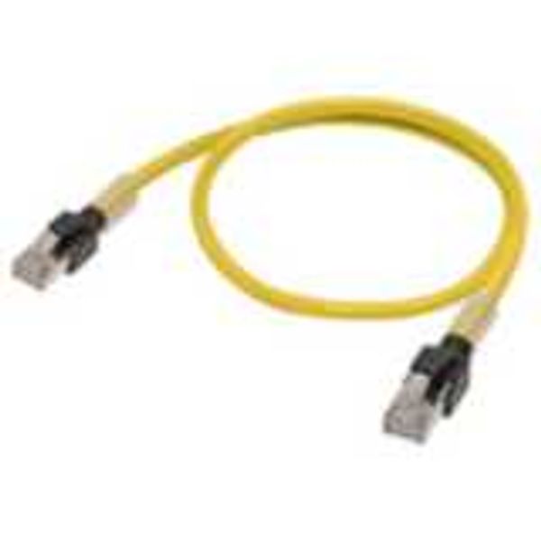 Ethernet patch cable, F/UTP, Cat.6A, LSZH (Yellow), 7.5 m XS6W0009M image 1