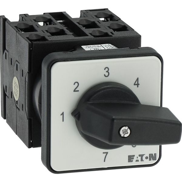 Step switches, T0, 20 A, flush mounting, 4 contact unit(s), Contacts: 7, 45 °, maintained, Without 0 (Off) position, 1-7, Design number 8234 image 8