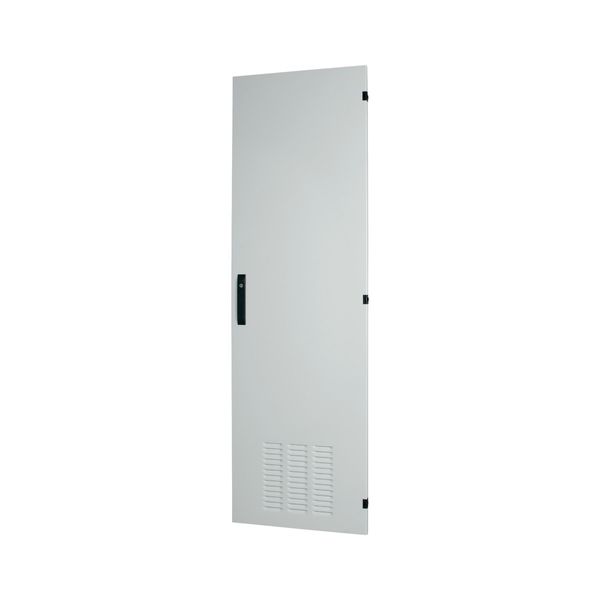 Section wide door, ventilated, right, HxW=2000x600mm, IP42, grey image 4