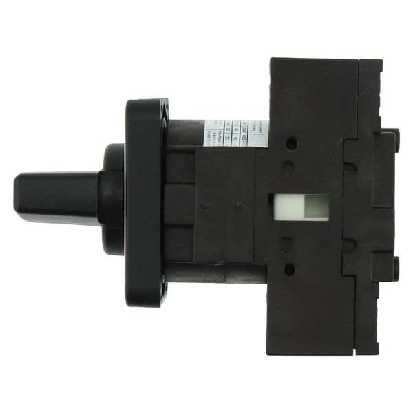 On-Off switch, P1, 40 A, flush mounting, 3 pole + N, with black thumb grip and front plate image 10