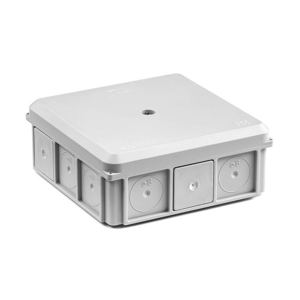 Surface junction box NSW90x90 grey image 2