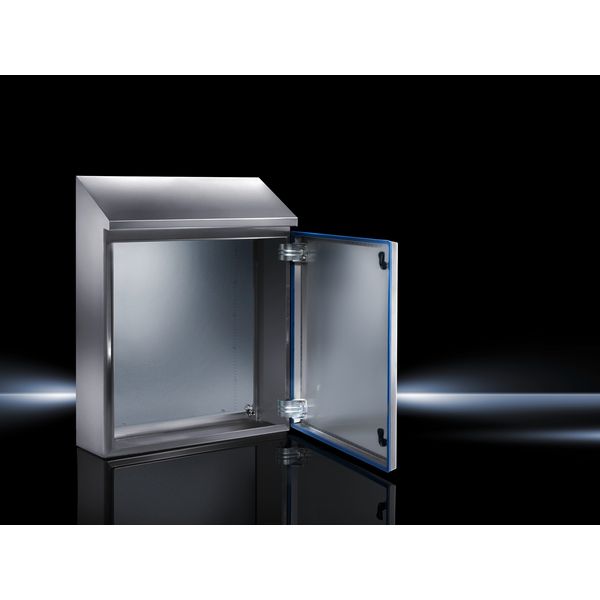 HD Compact enclosure, WHD: 390x650(H1)x769(H2)x210 mm, Stainless steel 1.4301 image 1