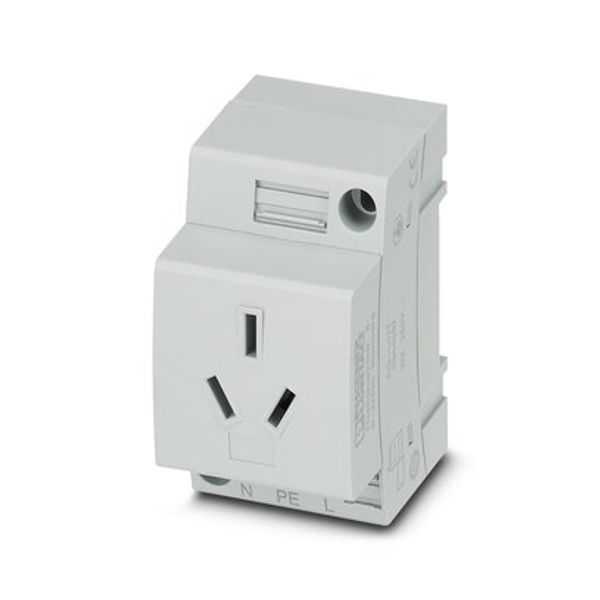 Socket outlet for distribution board Phoenix Contact EO-I/UT 250V 10A AC image 3