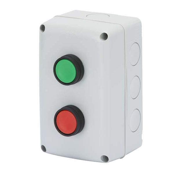 ENCLOSURES COMPLETE WITH OPERATOR - 2 GANGS - 1NO 1NC - START / STOP - IP66 image 2