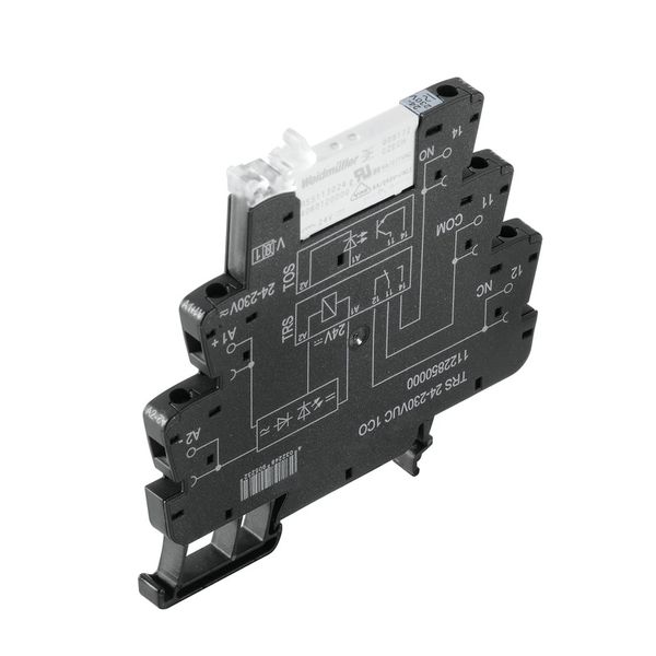 Relay module, cULus C1D2, 24…230 V UC ±10 %, Green LED, Rectifier, 1 C image 2
