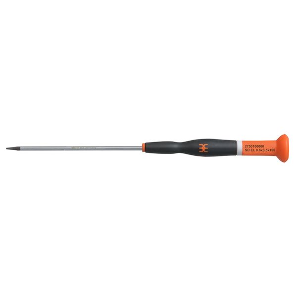 Slotted screwdriver, Blade thickness (A): 0.6 mm, Blade width (B): 3.5 image 1