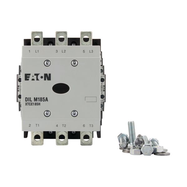 Contactor, 380 V 400 V 90 kW, 2 N/O, 2 NC, RDC 24: 24 - 27 V DC, DC operation, Screw connection image 12