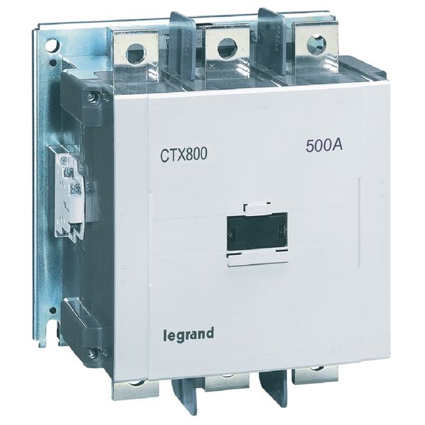 3-pole contactors CTX³ 800 - 500 A - 380-450 V~ - 2 NO + 2 NC - screw terminals image 1