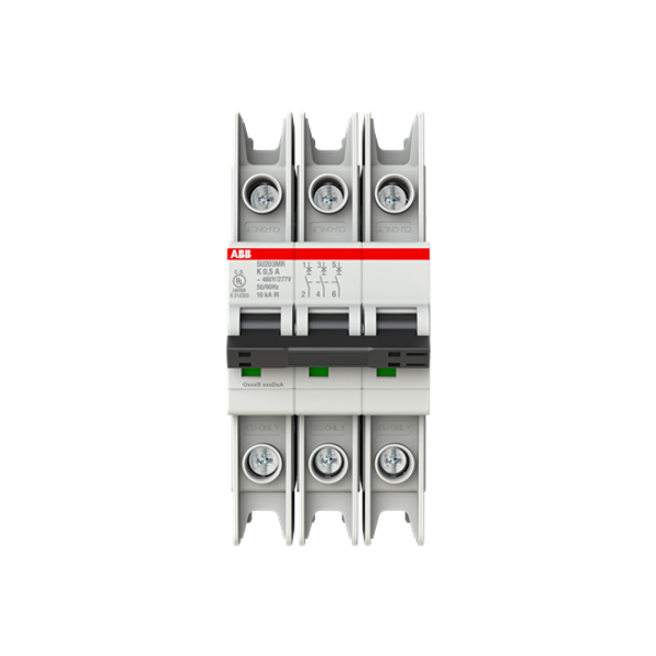 SU203MR-K0.5 Miniature Circuit Breaker - 3P - K - 0.5 A image 3