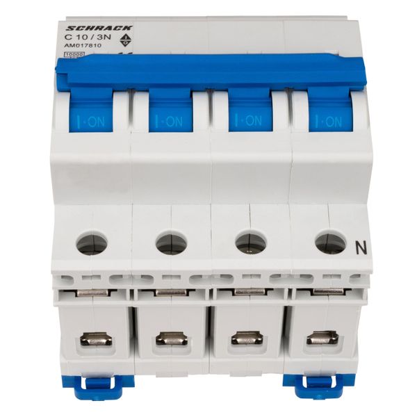 Miniature Circuit Breaker (MCB) AMPARO 10kA, C 10A, 3+N image 2