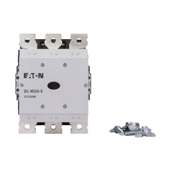 Contactor, 380 V 400 V 265 kW, 2 N/O, 2 NC, 220 - 240 V 50/60 Hz, AC operation, Screw connection image 13
