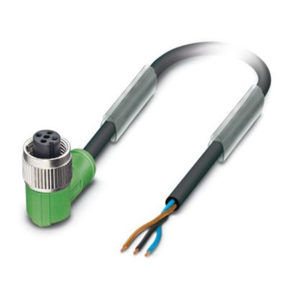 SAC-3P- 3,0-PUR/M12FR BK - Sensor/actuator cable image 1