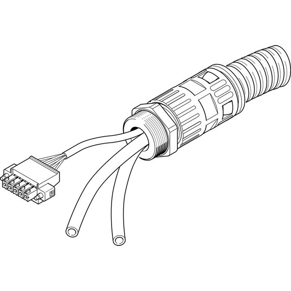 NHSB-A1-5-BLG5-LE5-PU8-2XBB Connecting cable image 1