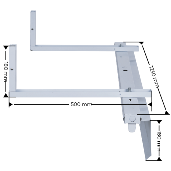 School Desk Luminaire 1 x 1200mm for T8 (LED tube not included) THORGEON image 1