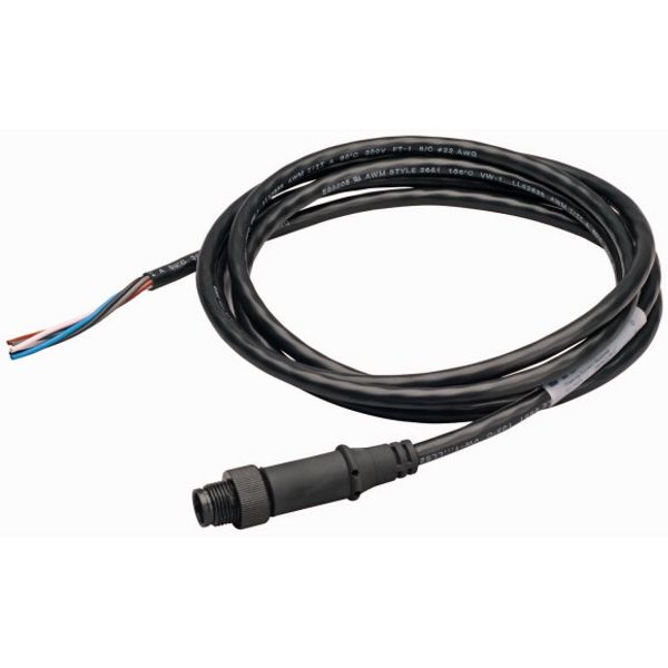 I/O round cable IP67, 1 m, 5-pole, Prefabricated with M12 plug image 1