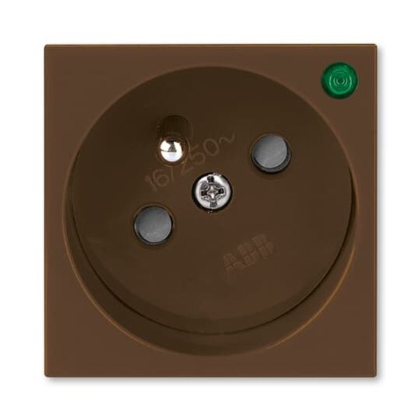 5580N-C02357 H Socket outlet 45×45 with earthing pin, shuttered, with power supply indication image 7