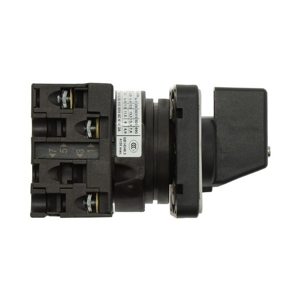 On-Off switch, T0, 20 A, flush mounting, 2 contact unit(s), 3 pole, with black thumb grip and front plate image 31
