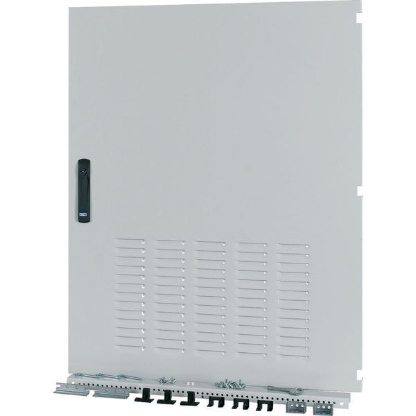 Box Solution door, ventilated, IP42, left, HxW=975x800mm, grey image 3