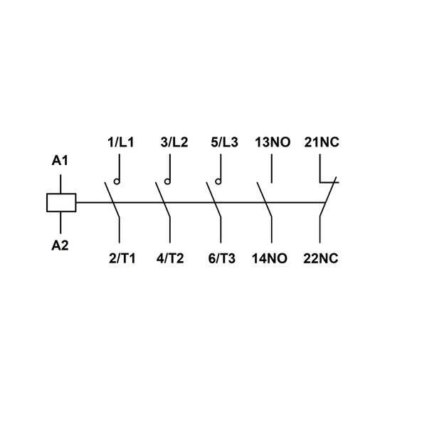 Contactor 3-pole, CUBICO Grand, 55kW, 115A, 1NO+1NC, 230VAC image 10