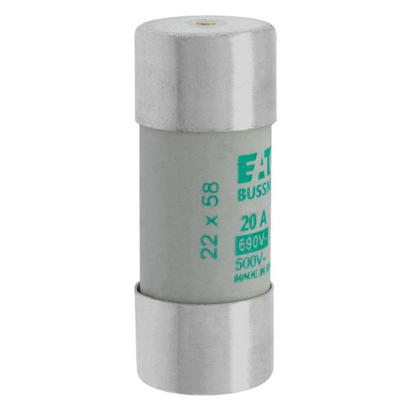 Fuse-link, LV, 20 A, AC 690 V, 22 x 58 mm, aM, IEC, with striker image 17