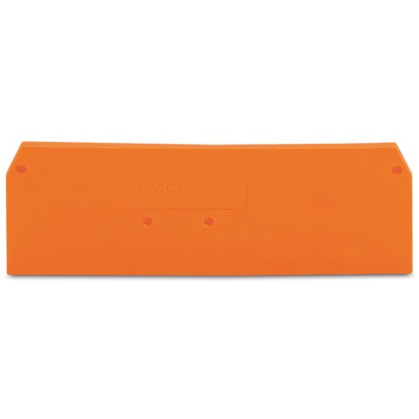End and intermediate plate 2.5 mm thick orange image 3