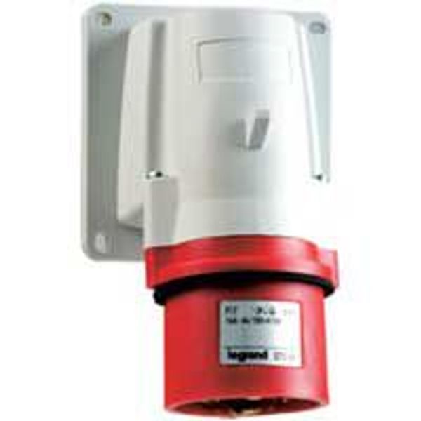 Appliance inlet P17 - IP 44 - 380/415 V~ - 16 A - 3P+E image 1