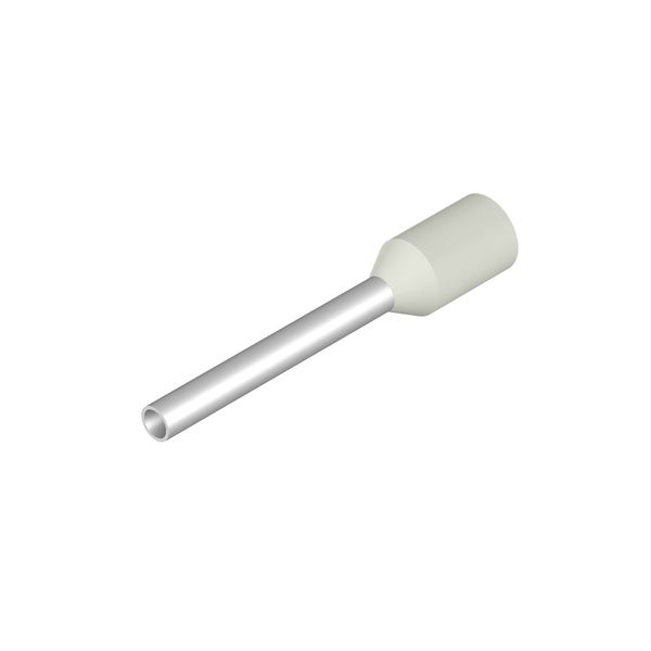 Wire end ferrule, Standard, 0.75 mm², Stripping length: 14 mm, white image 1
