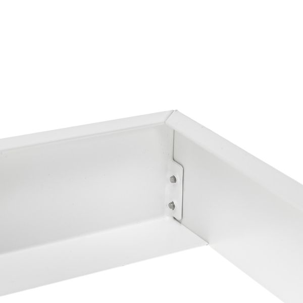 Frame to mounted fixture surface luminaire  ALGINE LINE/ALGINE PREMIUM 600x600mm with the screws, WHITE image 17