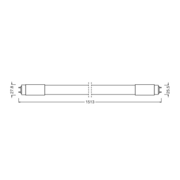 LED TUBE T8 UNIVERSAL P 1500 mm 20W 830 image 7