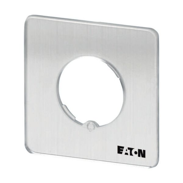 Front plate, For use with TM…/E, 29 x 29 (for frame 30 x 30) mm, Blank, can be engraved image 3