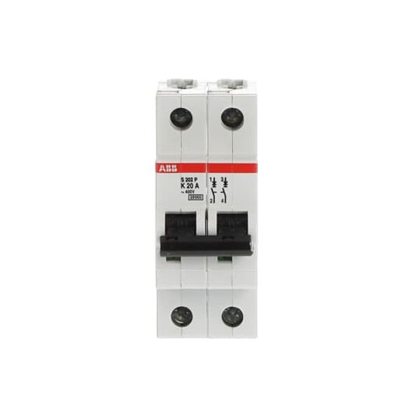 S202P-K20 Miniature Circuit Breaker - 2P - K - 20 A image 6