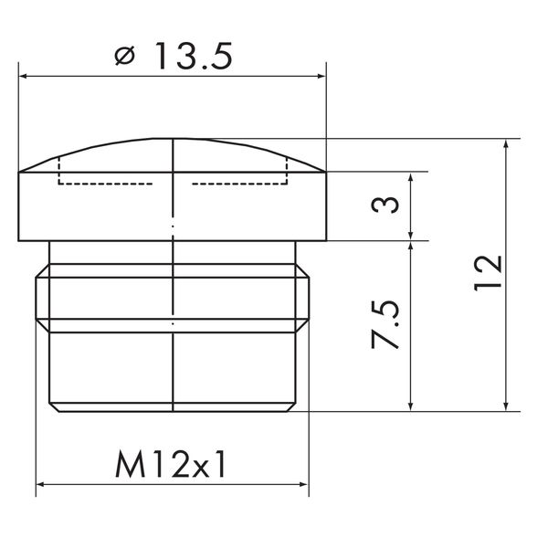 M12 protective cap for unused sockets - image 4