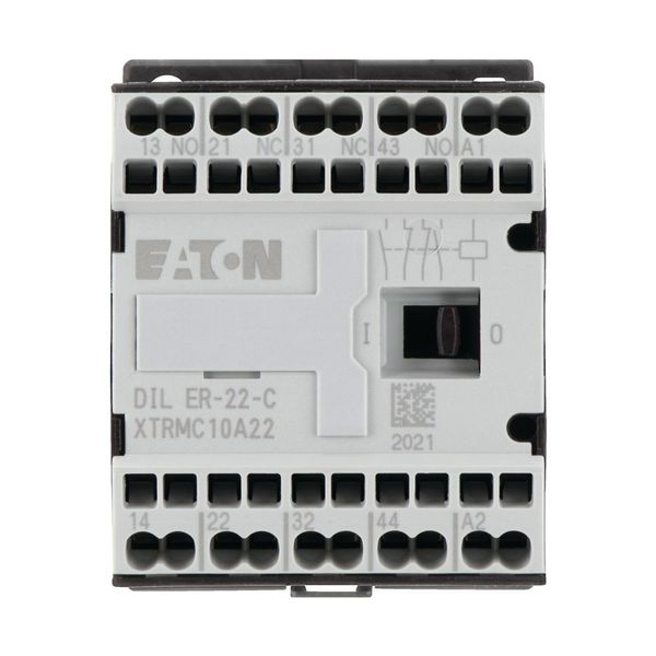 Contactor relay, 48 V 50 Hz, N/O = Normally open: 2 N/O, N/C = Normally closed: 2 NC, Spring-loaded terminals, AC operation image 16