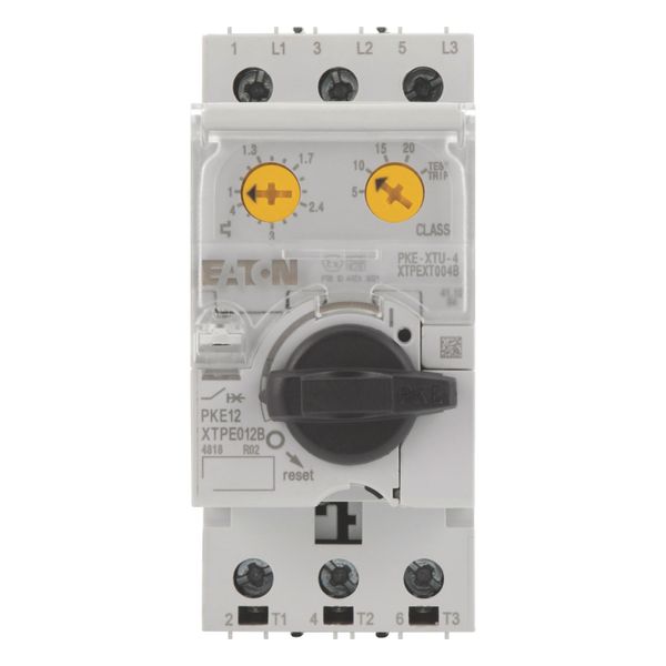 Motor-protective circuit-breaker, Complete device with standard knob, Electronic, 1 - 4 A, With overload release image 16