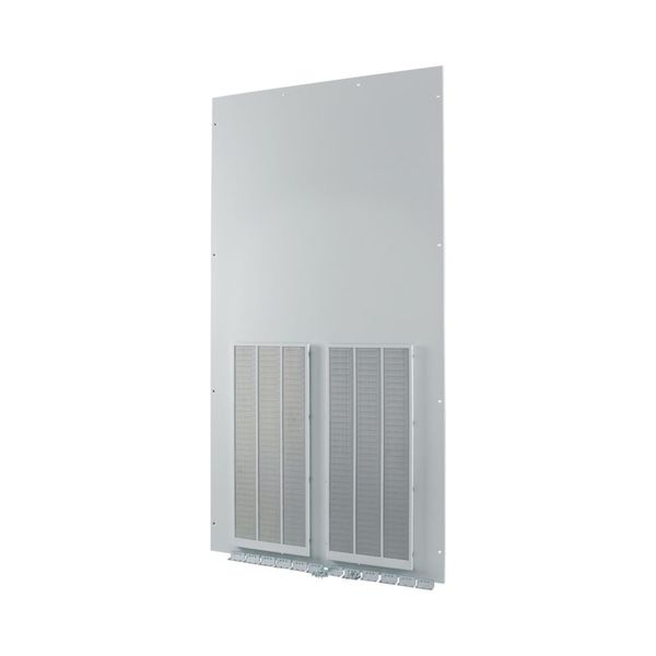Front plate (section high), ventilated, W=1000mm, IP42, grey image 3