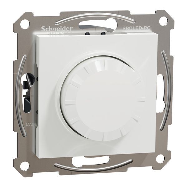 Rotary dimmer Multiwire LED 230V 370W white Asfora w/o frame image 1