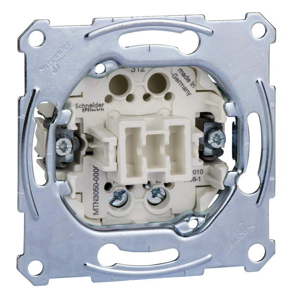 Push-button insert make contact 1 pole, flush-mntd, 10 A, AC 250 V, screw term. image 4