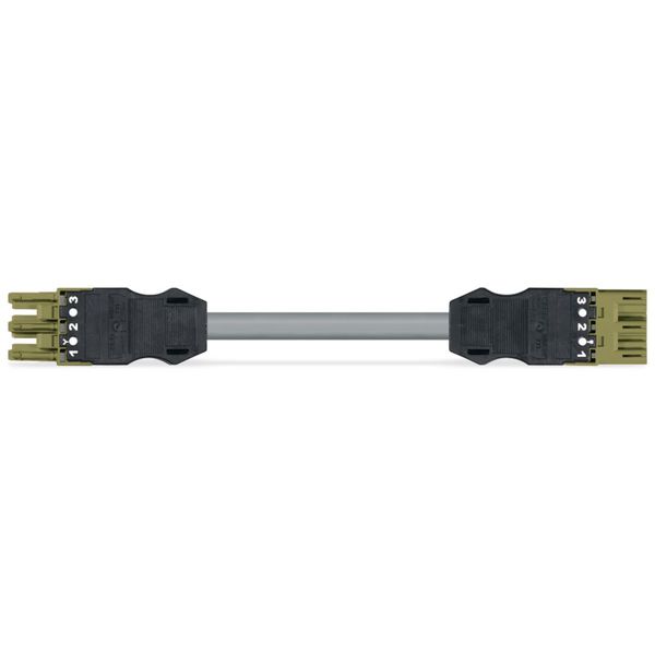 pre-assembled interconnecting cable B2ca Socket/plug gray image 2