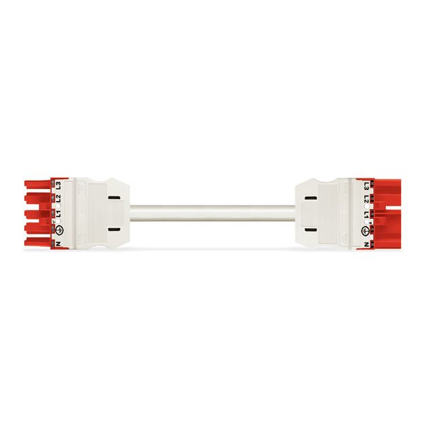 pre-assembled interconnecting cable Eca Socket/plug red image 1