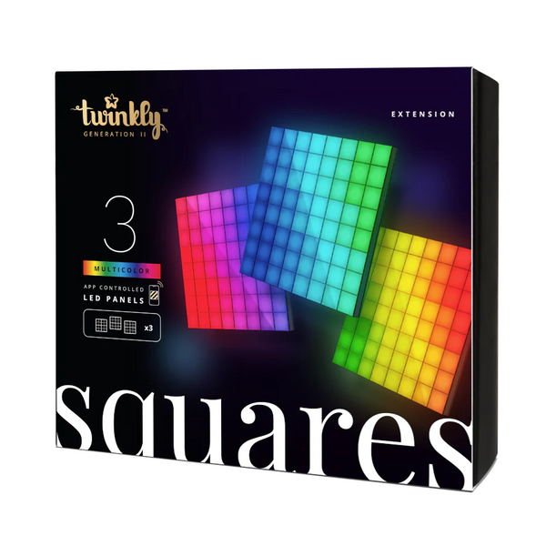 1 Square Blocks Master, 64 RGB Pixels, 16x16 cm, Black, BT+WiFi, Gen II, IP20, USB only. No Power adapter, Plug F image 1