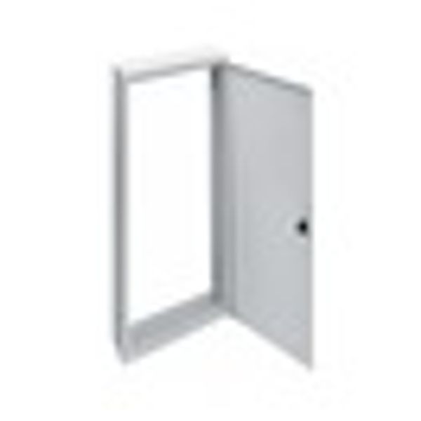 Wall-mounted frame 1A-16 with door, H=830 W=380 D=250 mm image 2
