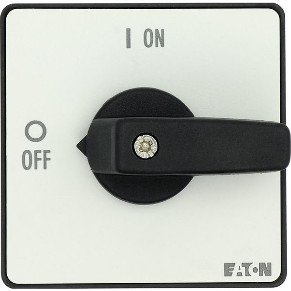 On-Off switch, 6 pole + 1 N/O + 1 N/C, 100 A, 90 °, flush mounting image 4