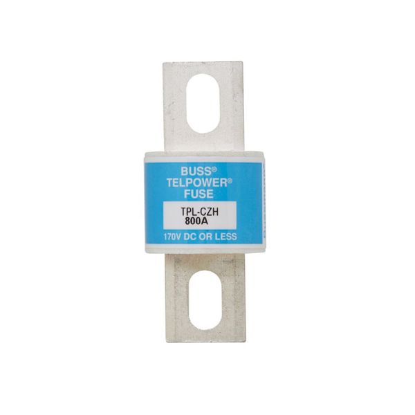 Eaton Bussmann series TPL telecommunication fuse, 170 Vdc, 350A, 100 kAIC, Non Indicating, Current-limiting, Bolted blade end X bolted blade end, Silver-plated terminal image 16