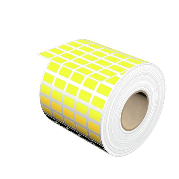 Device marking, Self-adhesive, 15 mm, Cotton fabric, yellow image 2