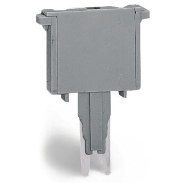 Empty component plug housing 5 mm wide 2-pole gray image 1