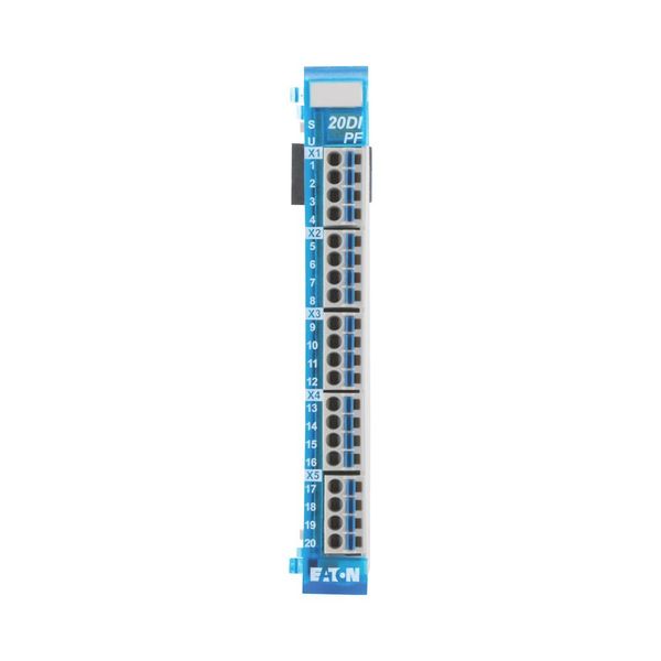Digital input module, 20 digital inputs 24 V DC each, pulse-switching, 0.5 ms image 19