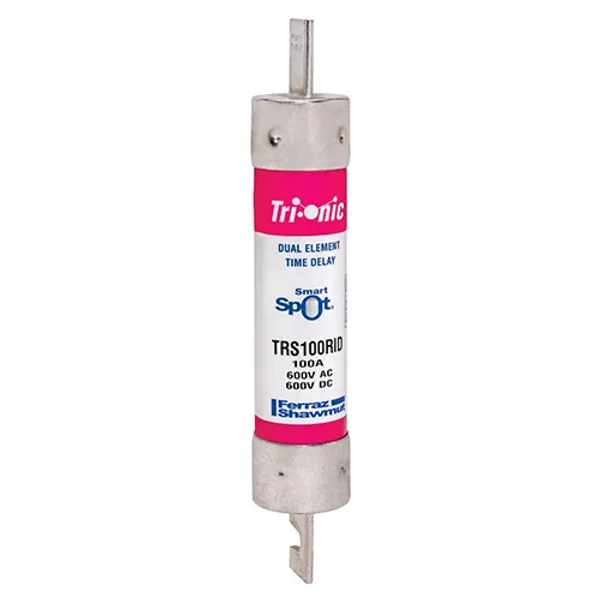 Fuse TRS-R Class RK5 Time-Delay 600VAC 600VDC 100A Blade SmartSpot® image 1